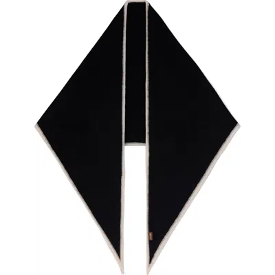 Gobi Cashmere Cashmere Diamond Scarf In Black