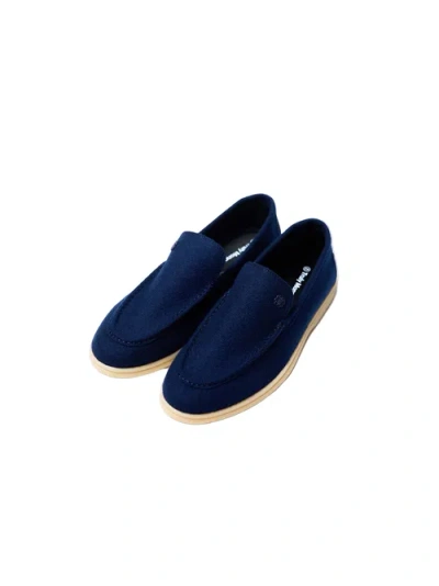Gobi Cashmere Cashmere Loafers In Blue