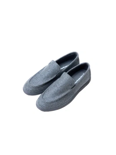 Gobi Cashmere Cashmere Loafers In Gray