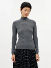 Gobi Cashmere Cashmere Mock Neck Sweater In Plum Kitten