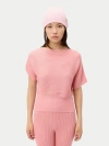 Gobi Cashmere Cashmere Rib Knit Beanie In Pink