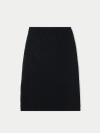 Gobi Cashmere Cashmere Sheath Skirt In Black