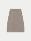 Gobi Cashmere Cashmere Sheath Skirt In Gray