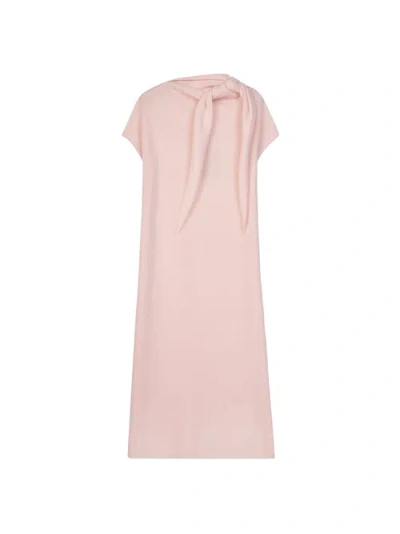 Gobi Cashmere Cashmere Tie-neck Dress