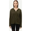 Gobi Cashmere Cashmere Zip Up Hoodie In Capulet Olive
