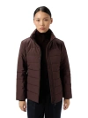 Gobi Cashmere Cashmeretech Jacket In Burgundy