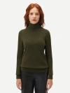 Gobi Cashmere Classic Turtle Neck In Capulet Olive