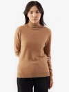 Gobi Cashmere Classic Turtle Neck In Sheepskin