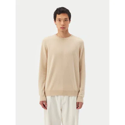 Gobi Cashmere Crew Neck Sweater In Beige