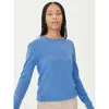 Gobi Cashmere Crew Neck Sweater In Blue