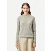 Gobi Cashmere Crew Neck Sweater In Dawn Blue