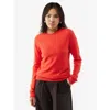 Gobi Cashmere Crew Neck Sweater In Fiesta