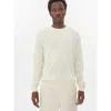 Gobi Cashmere Crew Neck Sweater In White