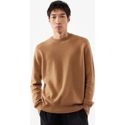 Gobi Cashmere Crew Neck Sweater In Sheepskin