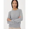 Gobi Cashmere Crew Neck Sweater In Vapor Blue
