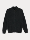 Gobi Cashmere Full-zip Cashmere Cardigan In Charcoal