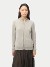 Gobi Cashmere Full-zip Cashmere Cardigan In Gray