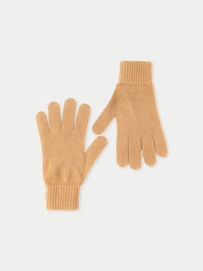Gobi Cashmere Gloves In Almond