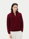 GOBI CASHMERE GOBI CASHMERE HALF ZIP POLO