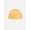 Gobi Cashmere Rib Knit Hat In Daffodil