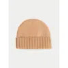 Gobi Cashmere Rib Knit Hat In Sheepskin