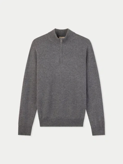 Gobi Cashmere Timeless Half-zip Cashmere Sweater