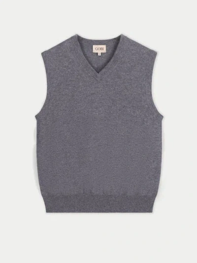Gobi Cashmere Timeless V-neck Cashmere Vest