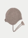 Gobi Cashmere Ultimate Warmth Knit Tie Hat In Brown