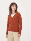 Gobi Cashmere V-neck Cardigan In Sugar Almond
