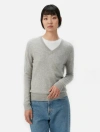 Gobi Cashmere V-neck Sweater In Dawn Blue