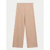 Gobi Cashmere Wide-leg Ajour Knit Cashmere Pants In Neutral