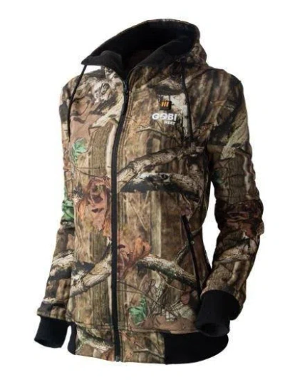 Gobi Heat Women's  Shadow Heated Hunting Hoodie Vest In Brown