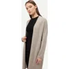 Gobi Mongolian Cashmere 3d Longline Cardigan In Dawn Blue