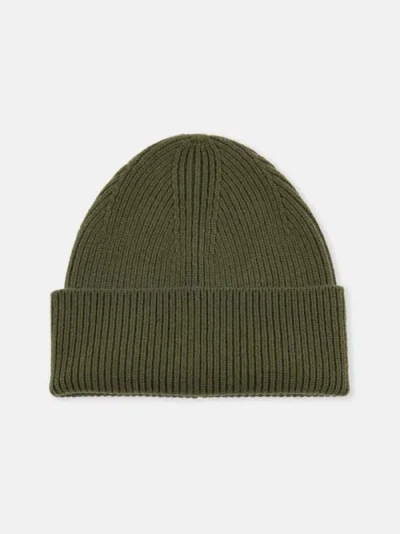 Gobi Mongolian Cashmere Beanie Hat In Avocado