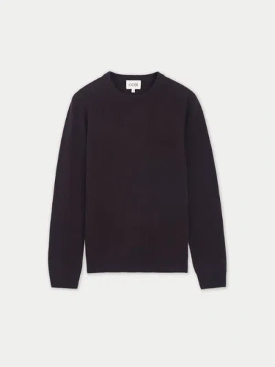 Gobi Mongolian Cashmere Cashmere Crew Neck Sweater In Brown