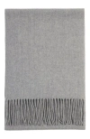 Gobi Mongolian Cashmere Cashmere Fringed Scarf In Vapor Blue