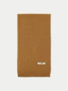 Gobi Mongolian Cashmere Cashmere Jersey Knit Scarf In Almond