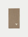 Gobi Mongolian Cashmere Cashmere Jersey Knit Scarf In Taupe
