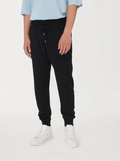 Gobi Mongolian Cashmere Cashmere Jogger In Black