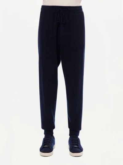 Gobi Mongolian Cashmere Cashmere Jogger In Navy