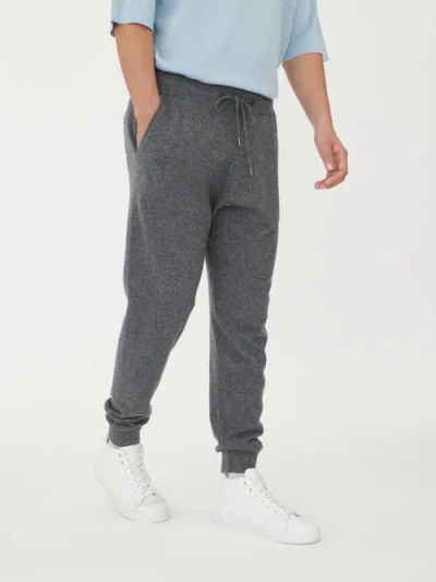 Gobi Mongolian Cashmere Cashmere Jogger In Plum Kitten