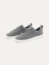 Gobi Mongolian Cashmere Cashmere Low Ankle Sneakers In Stone Gray