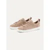 Gobi Mongolian Cashmere Cashmere Low Ankle Sneakers In Taupe