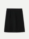 Gobi Mongolian Cashmere Cashmere Mini Skirt In Black
