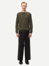Gobi Mongolian Cashmere Cashmere Mouliné Crew-neck In Brown