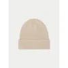 Gobi Mongolian Cashmere Cashmere Rib Knit Beanie In Ivory White