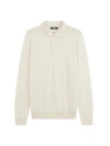 Gobi Mongolian Cashmere Cashmere Silk Polo In Marshmallow