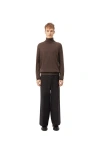Gobi Mongolian Cashmere Cashmere Turtle Neck Sweater In Brown