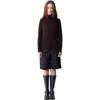 Gobi Mongolian Cashmere Cashmere Turtle Neck Sweater In Brown