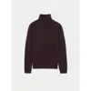 Gobi Mongolian Cashmere Cashmere Turtle Neck Sweater In Coffe Bean